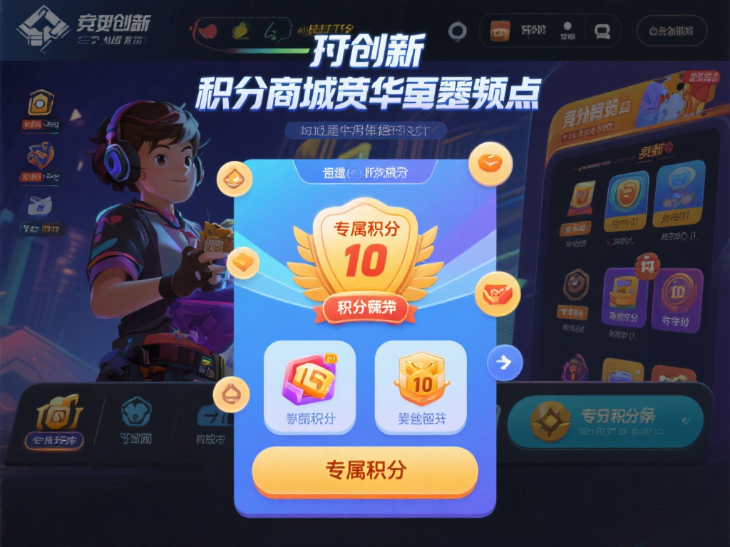 而其独创的积分商城则是另一个亮点。例如某位玩家在竞
